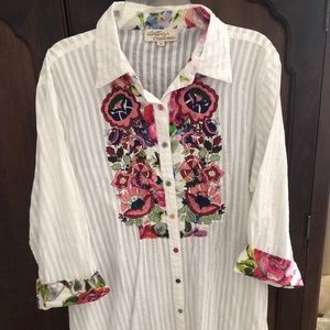 Unique embroidered blouse